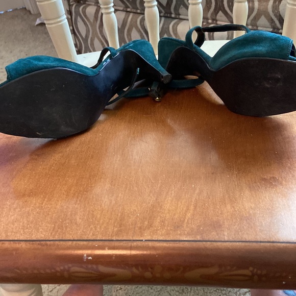 Green vintage kitten heels - Picture 4 of 4